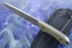 Guardian 6 - OD Green G10, Stonewash Blade, Sabre Grind - CPM-3V -Optimal Knives Store 93438 3 x