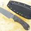 Guardian 5 - Carbon Fiber, Stonewash Blade, Sabre Grind - CPM-3V