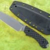 Guardian 6 - Black G10, Stonewash Blade, Sabre Grind - CPM-3V