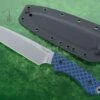 Guardian 6 - Black/Blue G10, Stonewash Blade, Sabre Grind - CPM-3V