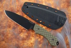 Guardian 5 - OD Green G10, DLC Blade, Sabre Grind - CPM-3V