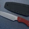 Guardian 6 - Red G10, Stonewash Blade, Sabre Grind - CPM-3V