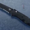 Benchmade Barrage Tanto (583SBK) Spring Assisted AXIS Lock, Serrated Black Blade