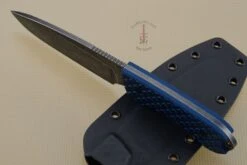 Guardian 5 - Black/Blue G10, Nimbus Blade, Sabre Grind - CPM-3V -Optimal Knives Store 94136 3 x