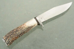 Clip Point Hunter With Stag -Optimal Knives Store 94968 4 x