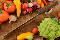 Chef's Knife (Gyuto) -- 8-3/4 In. -- With Cocobolo -- AEB-L Stainless Steel -Optimal Knives Store 95901 3 x