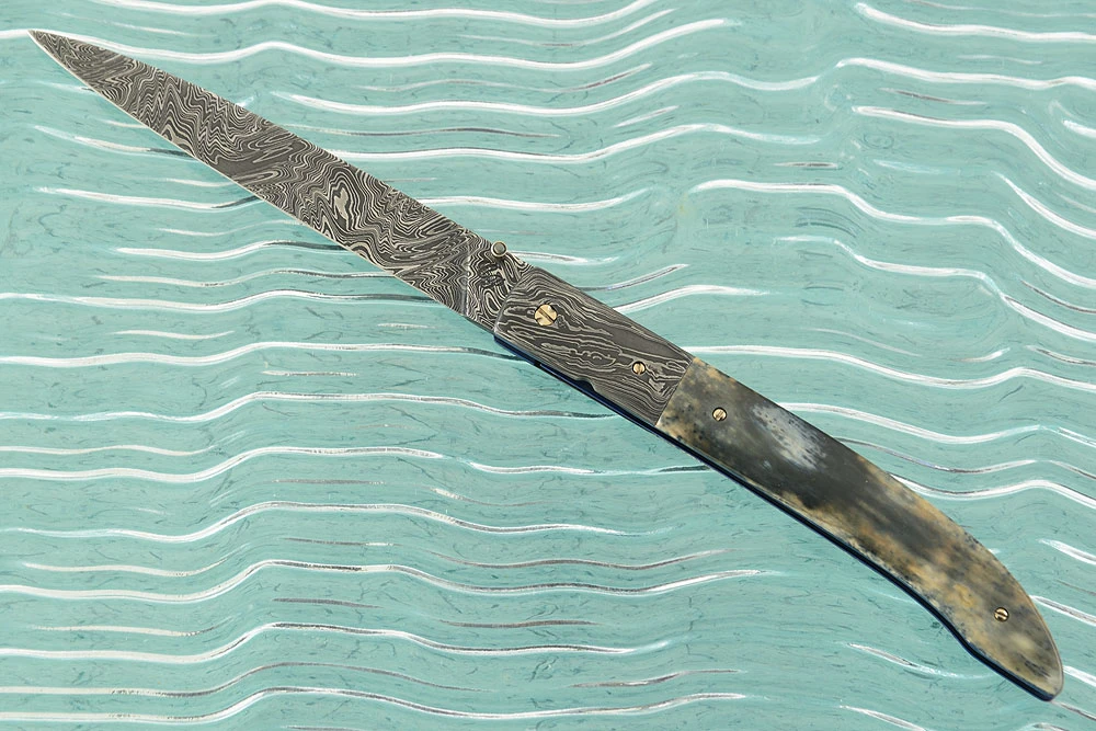 Model 19 With Blue/Green Mammoth Ivory 1 Model 19 With Blue/Green Mammoth Ivory