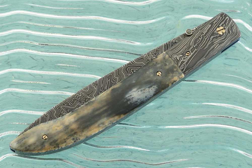 Model 19 With Blue/Green Mammoth Ivory 3 Model 19 With Blue/Green Mammoth Ivory - Image 3