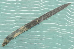 Model 19 With Blue/Green Mammoth Ivory 11 Model 19 With Blue/Green Mammoth Ivory -Optimal Knives Store 96078 6 x