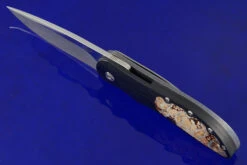 EDC Framelock Front Flipper With Black G10 And Mammoth Molar -Optimal Knives Store 96258 3 x