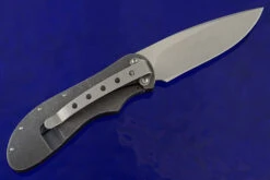 EDC Framelock Front Flipper With Black G10 And Mammoth Molar -Optimal Knives Store 96258 5 x