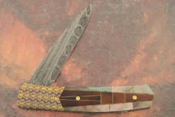 Model 2 Backlock With Pen Shell And Blacklip Mother Of Pearl -Optimal Knives Store 96293 6 x