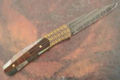 Model 2 Backlock With Pen Shell And Blacklip Mother Of Pearl -Optimal Knives Store 96293 7 x