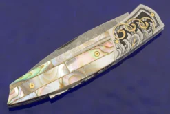 Model 19 Backlock With Abalone And Mother Of Pearl -Optimal Knives Store 96439 4 x