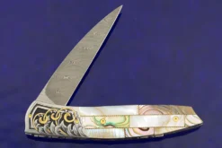 Model 19 Backlock With Abalone And Mother Of Pearl -Optimal Knives Store 96439 7 x