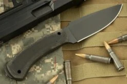 Woodsman With Black Micarta 7 Woodsman With Black Micarta -Optimal Knives Store 96779 4 x