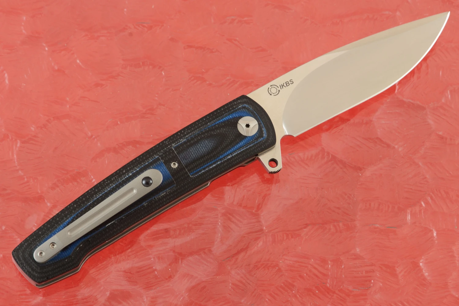 LL07 Flipper With Blue/Black G-10 (IKBS) 5 LL07 Flipper With Blue/Black G-10 (IKBS) - Image 5