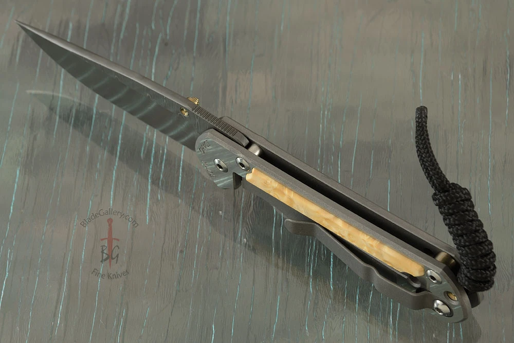 Small Sebenza 21 With Box Elder And Laddered Damascus - Left Handed 4 Small Sebenza 21 With Box Elder And Laddered Damascus - Left Handed - Image 4