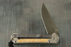 Small Sebenza 21 With Box Elder And Laddered Damascus - Left Handed 10 Small Sebenza 21 With Box Elder And Laddered Damascus - Left Handed -Optimal Knives Store 97708 5 x