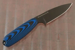 Guardian 3.5 - 3D Black/Blue G10, DLC Blade, Sabre Grind - M390 7 Guardian 3.5 - 3D Black/Blue G10, DLC Blade, Sabre Grind - M390 -Optimal Knives Store 97798 4 x