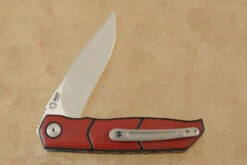 L36S Flipper With Black And Red G-10 (Ceramic IKBS) -Optimal Knives Store 98034 5 x