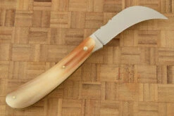 Folding Mushroom Knife, Horn Tip -Optimal Knives Store 98113 5 x