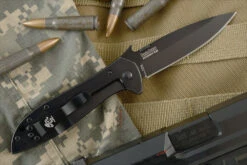 Kershaw CQC-4K With Tan G10 (6054BRNBLK) -Optimal Knives Store 98164 5 x