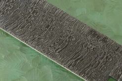 Damascus Bowie With Makamong Burl -Optimal Knives Store 98379 3 x