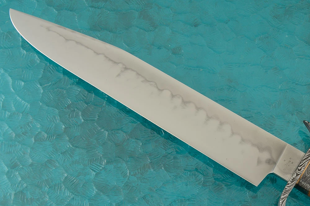 Hamon S-Guard Bowie With Lace Sheoak 2 Hamon S-Guard Bowie With Lace Sheoak - Image 2