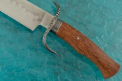 Hamon S-Guard Bowie With Lace Sheoak 8 Hamon S-Guard Bowie With Lace Sheoak -Optimal Knives Store 98417 3 x