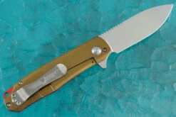 Flare Flipper With Red Carboquartz -Optimal Knives Store 98735 5 x