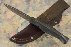 Guardian 4.5 - 3D Black Micarta, Nimbus Blade, Sabre Grind - CPM-3V -Optimal Knives Store 98881 3 x