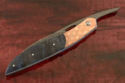 Folding Claw Higonokami With Maple And Copper -Optimal Knives Store 99134 3 x