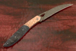 Folding Claw Higonokami With Maple And Copper -Optimal Knives Store 99134 7 x