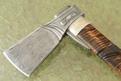 Nordic Damascus Axe With Curly Birch -Optimal Knives Store 99184 6 x