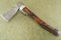 Nordic Damascus Axe With Curly Birch -Optimal Knives Store 99184 7 x