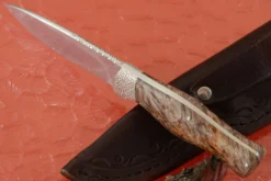 Renoster (Hunter) With Maple Burl -Optimal Knives Store 99569 4 x scaled