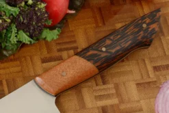 Chef's Knife (9.4 In.) With Red Palm And Micarta -Optimal Knives Store 99881 3 x