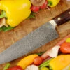 Damascus Chef's Knife (8-3/4 In) With Ironwood